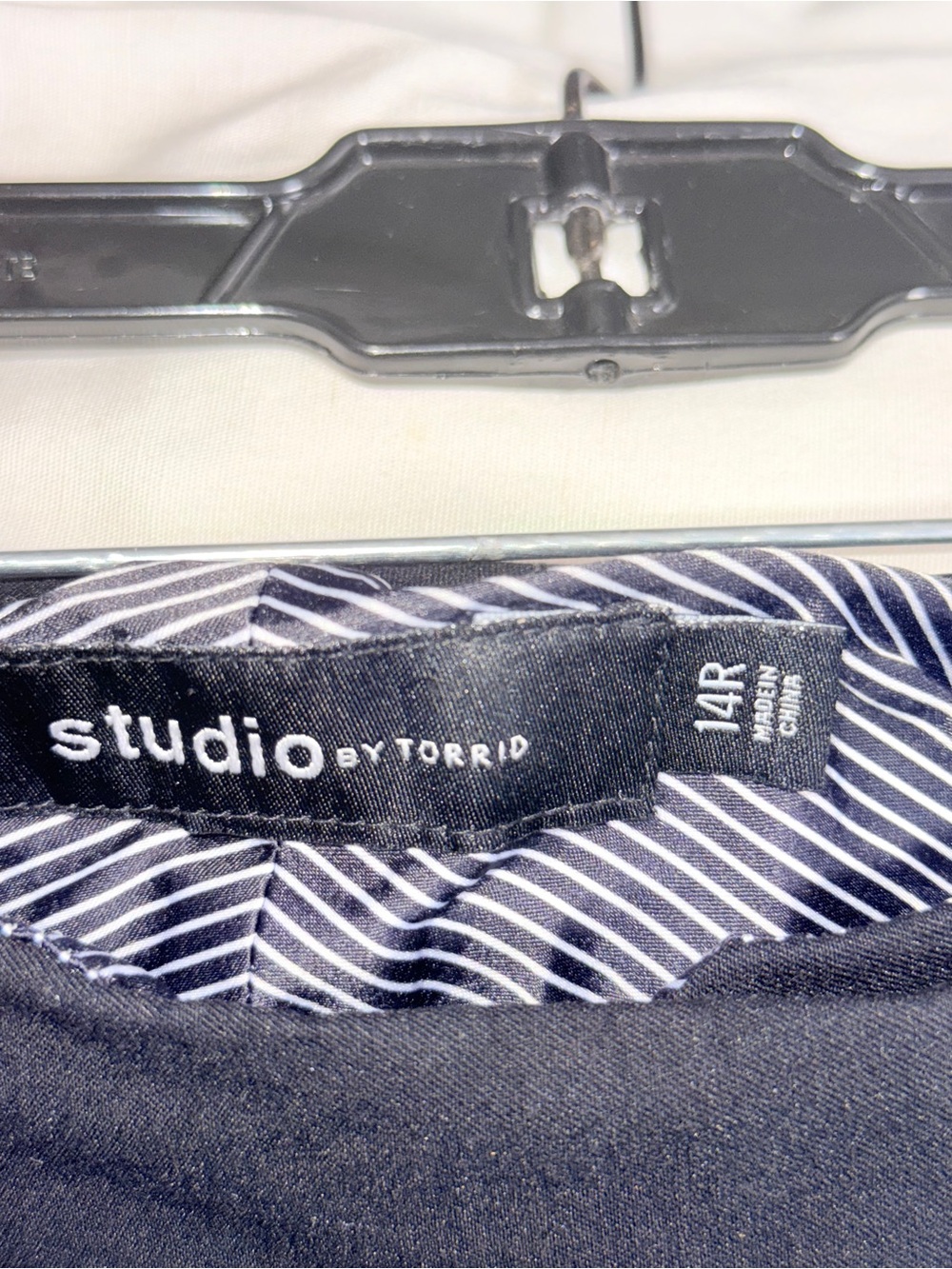 torrid Black Boot Cut Trousers - Picture 4 of 5